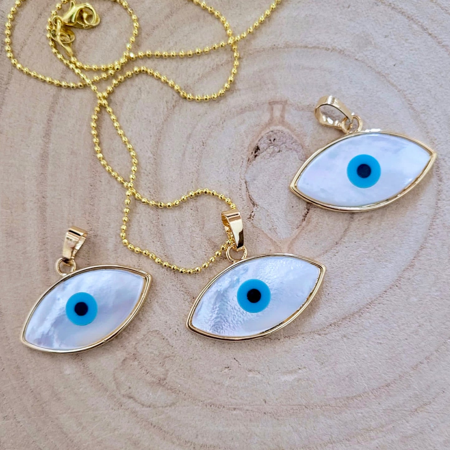 Pearl Evil Eye Pendant 🧿