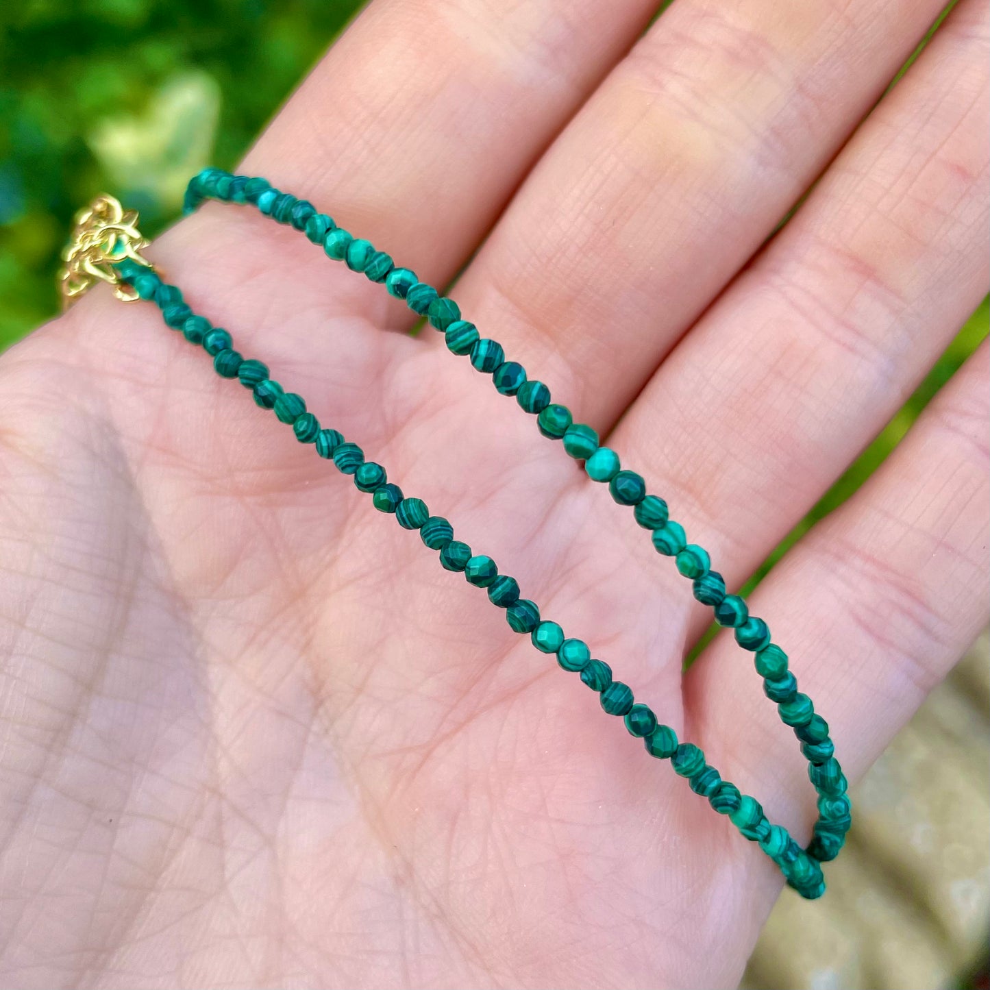 Malachite Choker Necklace