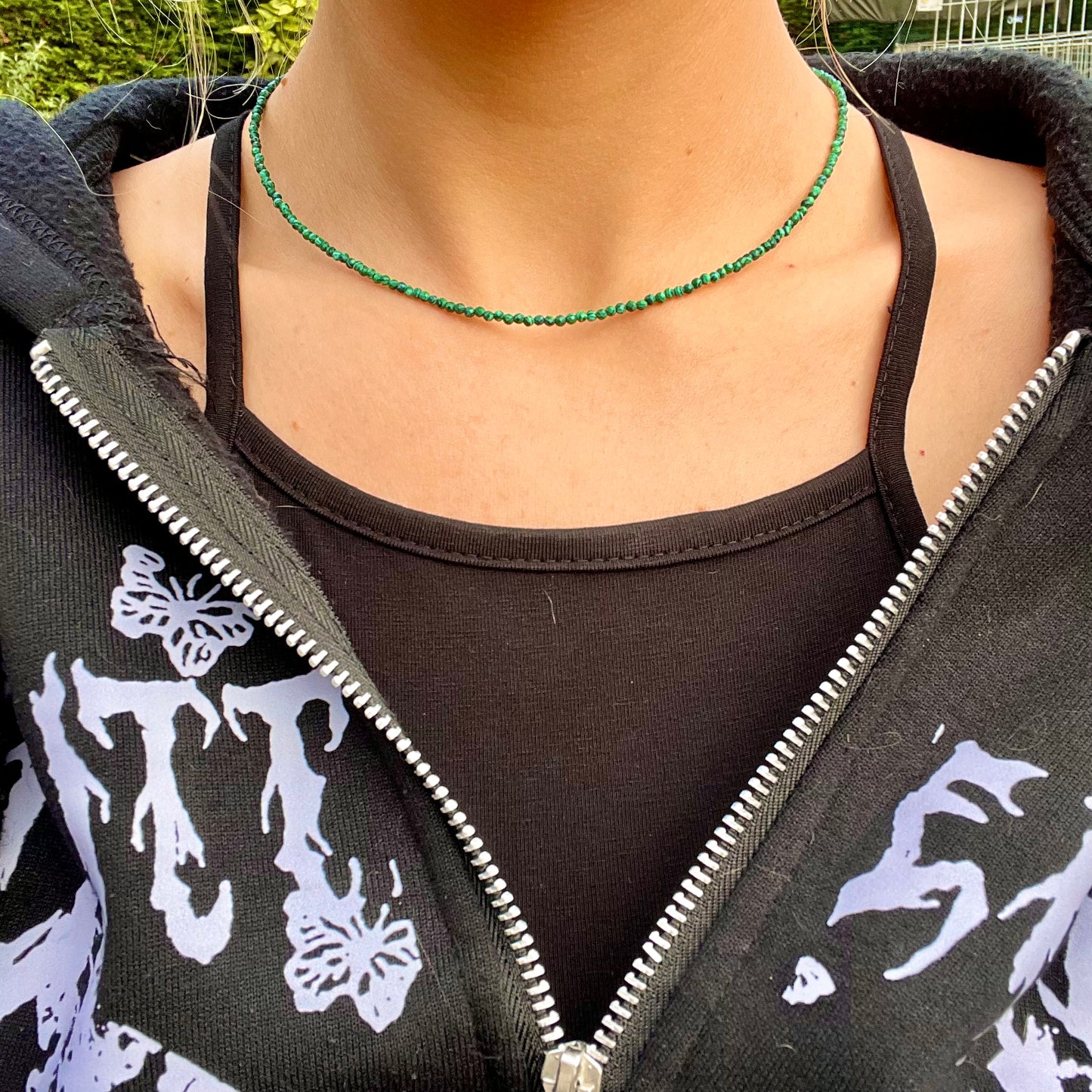 Malachite Choker Necklace