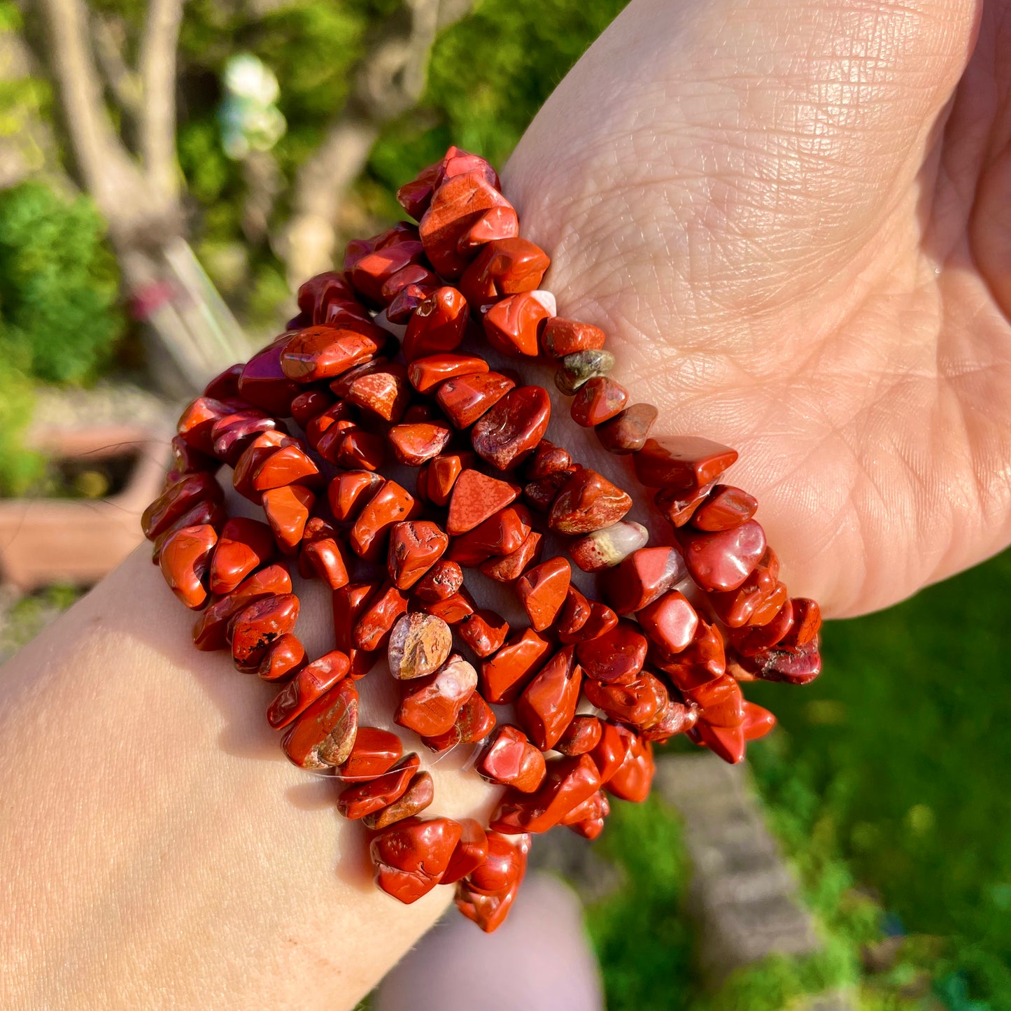Red Jasper Chip Bracelets ❤️❤️❤️