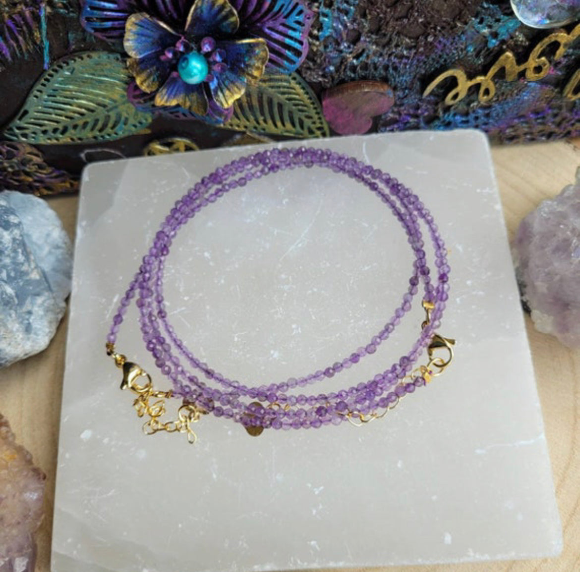 Amethyst Choker Necklace