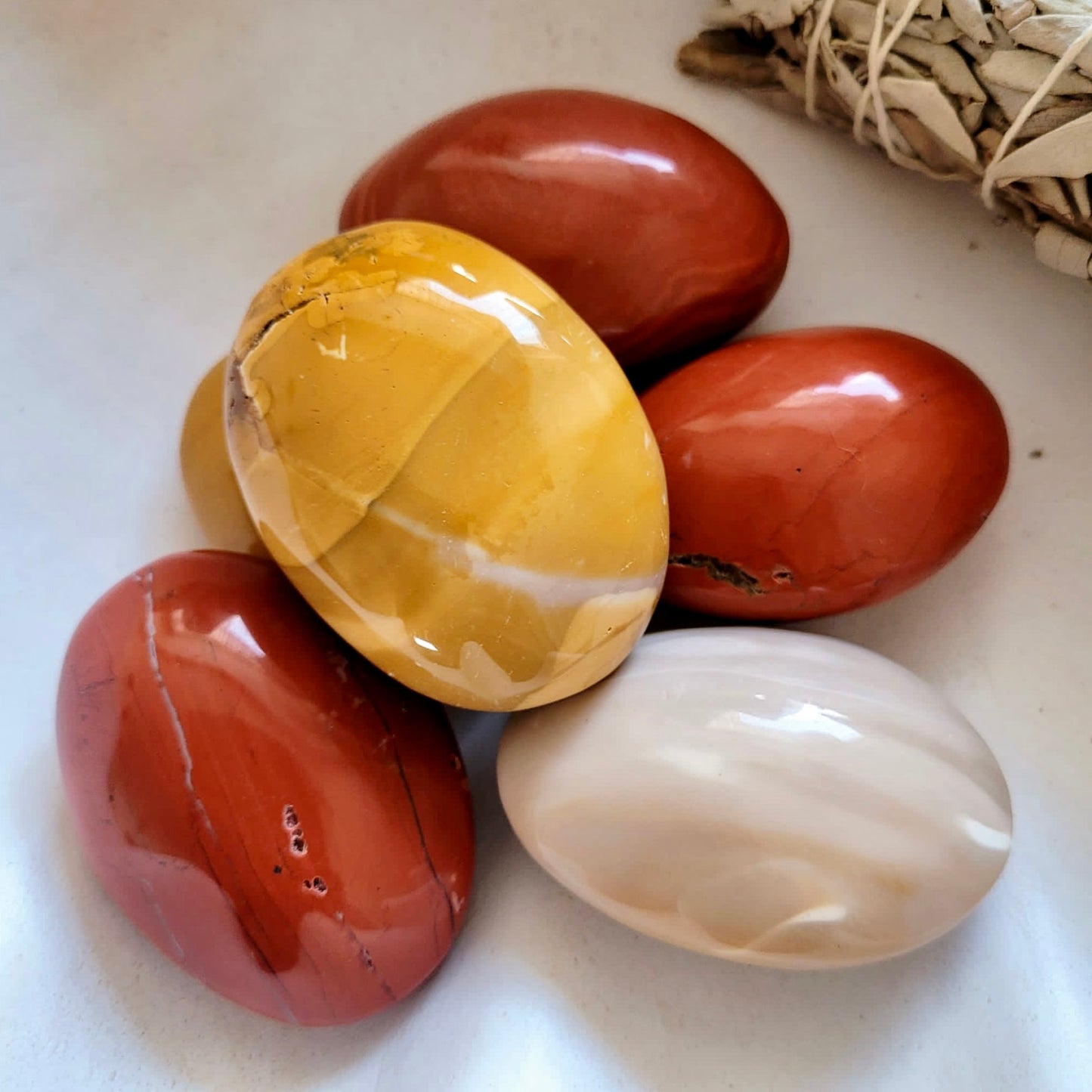 Mookaite Jasper Palm Stones 5-6cm