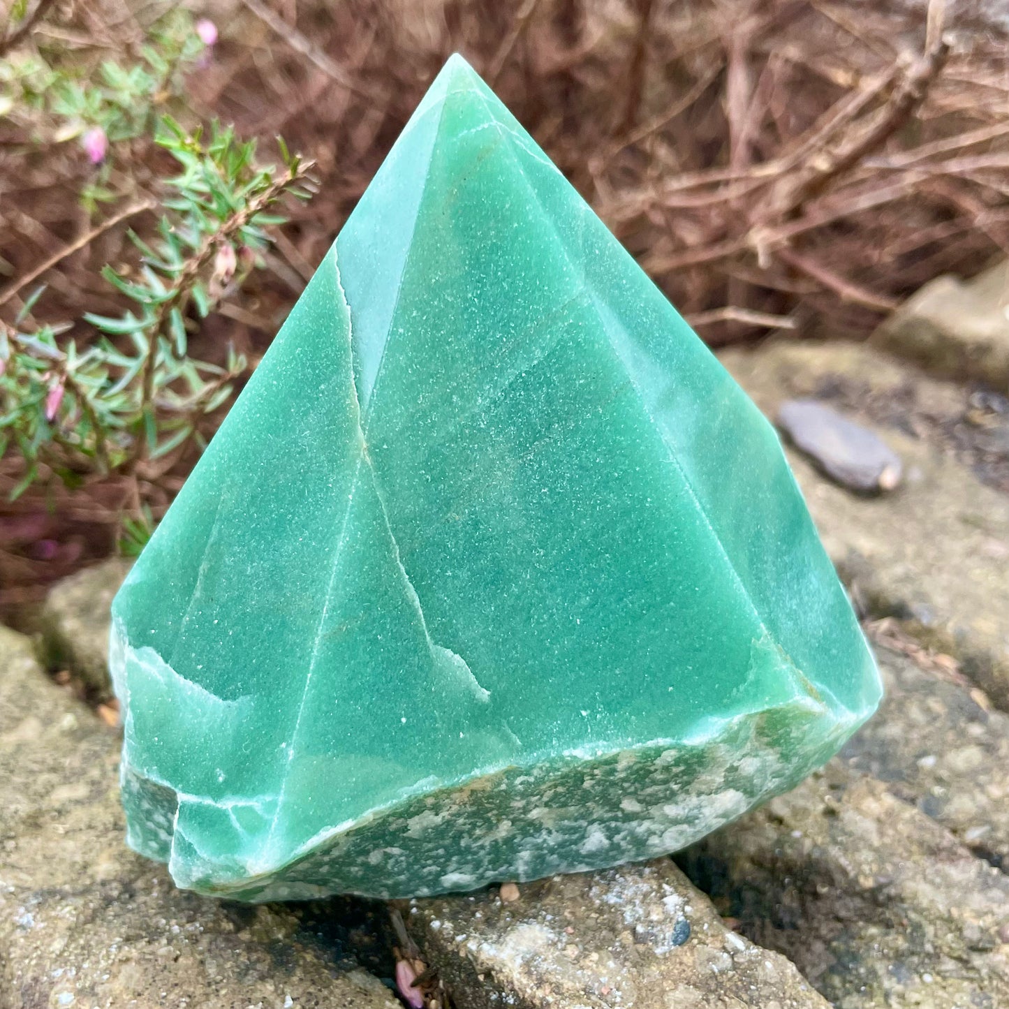 Green Aventurine Half Polished Points 300-350g