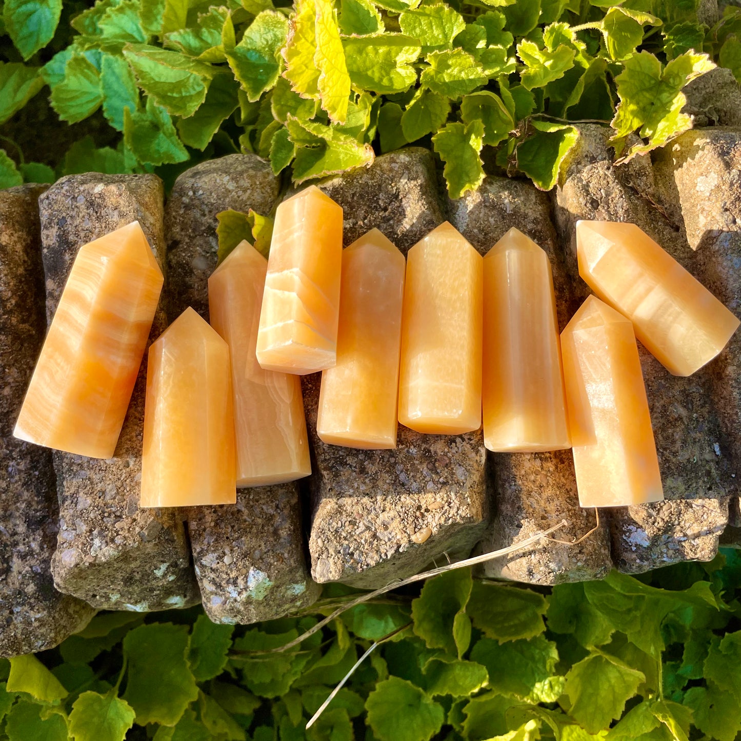 Orange Calcite Towers 🧡🍑🍊 6-7cm