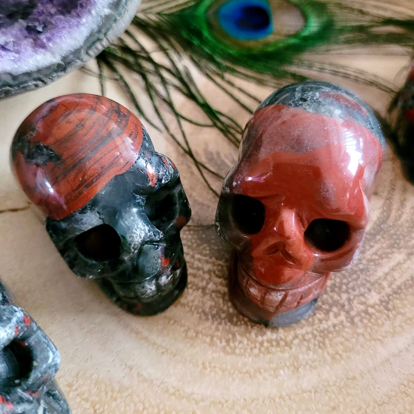 Bloodstone Skulls