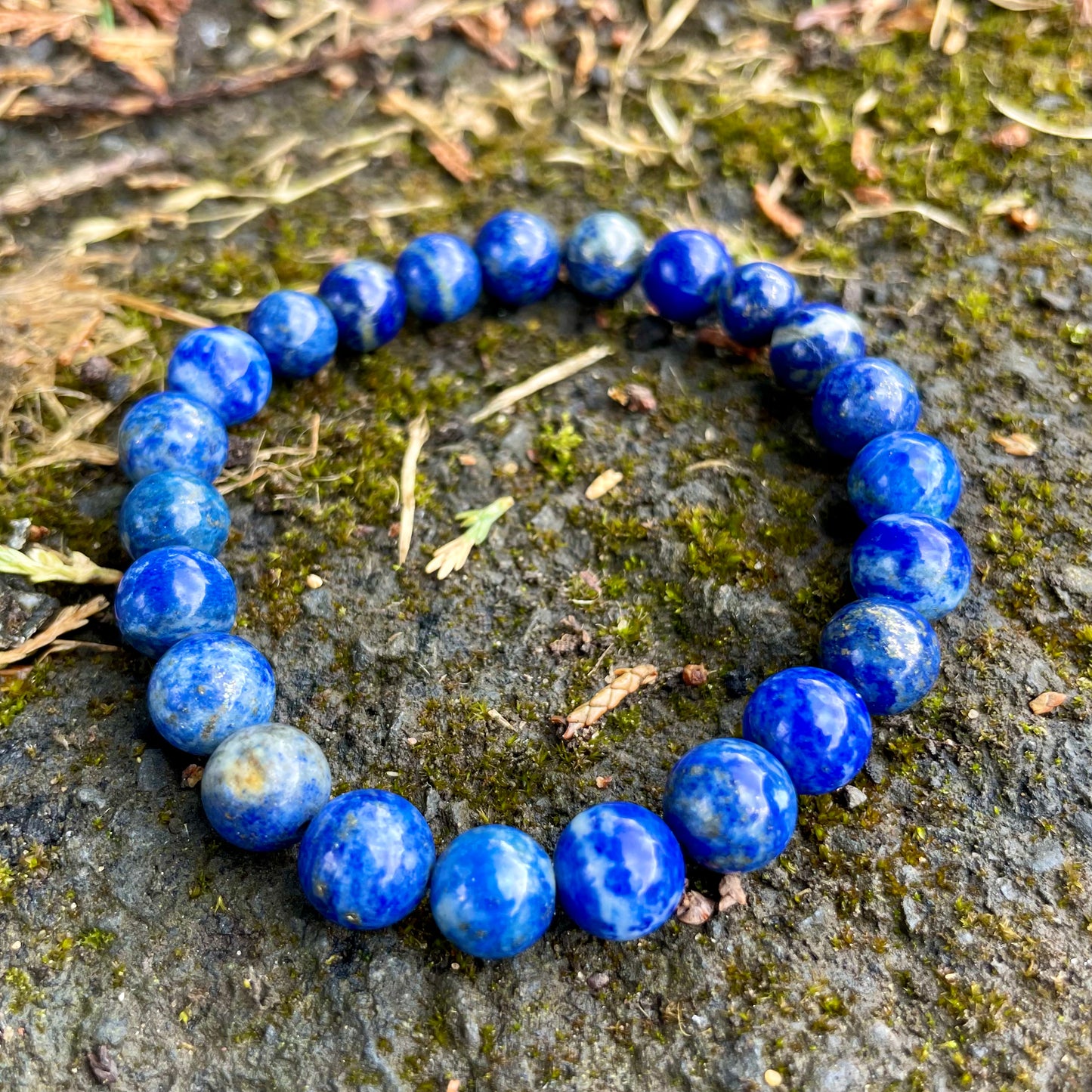 Lapis Lazuli Beaded Bracelet 💙🧿🪬