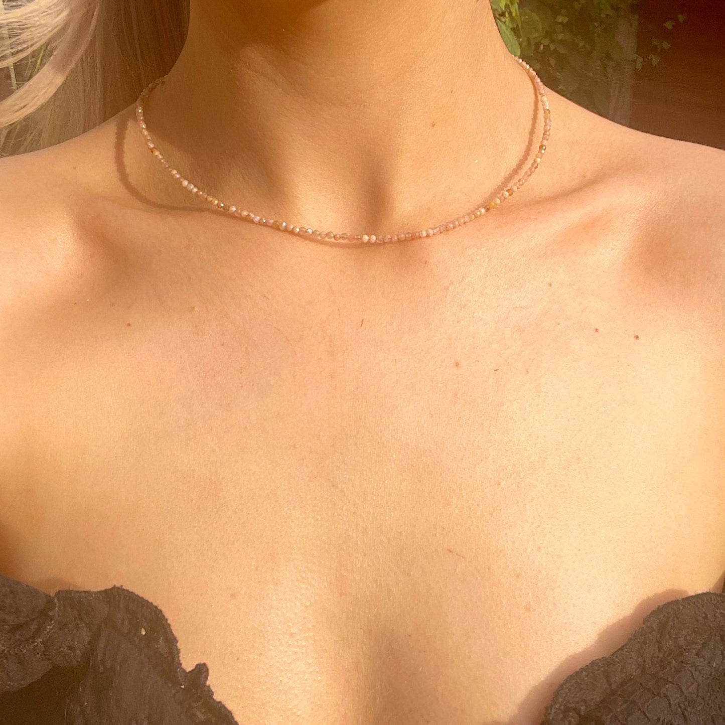 Sunstone Choker Necklace