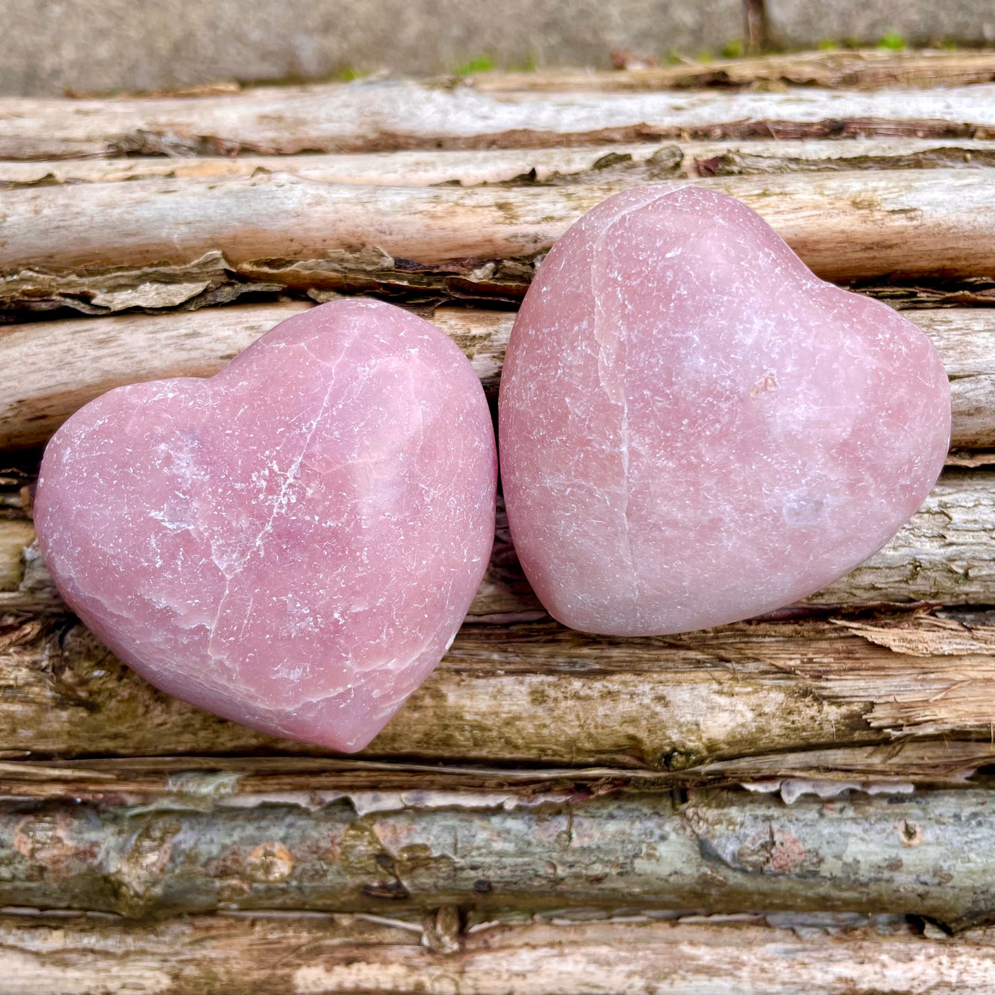 Pink Opal Juicy Hearts 6cm 💕💕💕