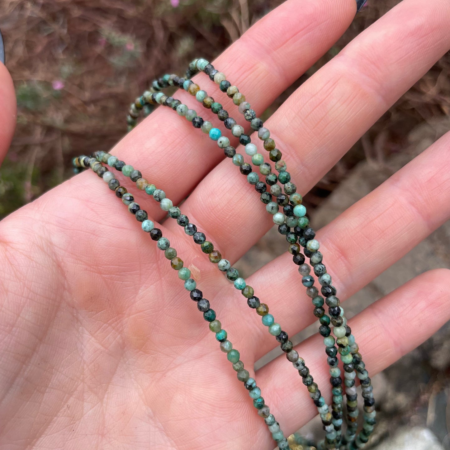 African Turqoise Choker Necklace