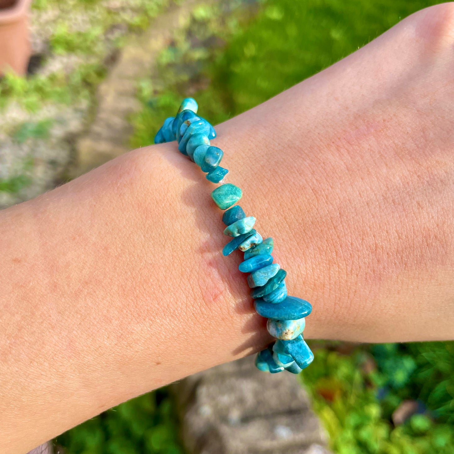 Apatite Chip Bracelets 🦋🦋🦋