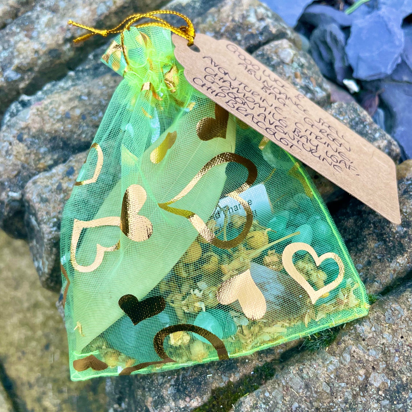 Good Luck and Abundance Spell Bag and Bracelet 🪄💚