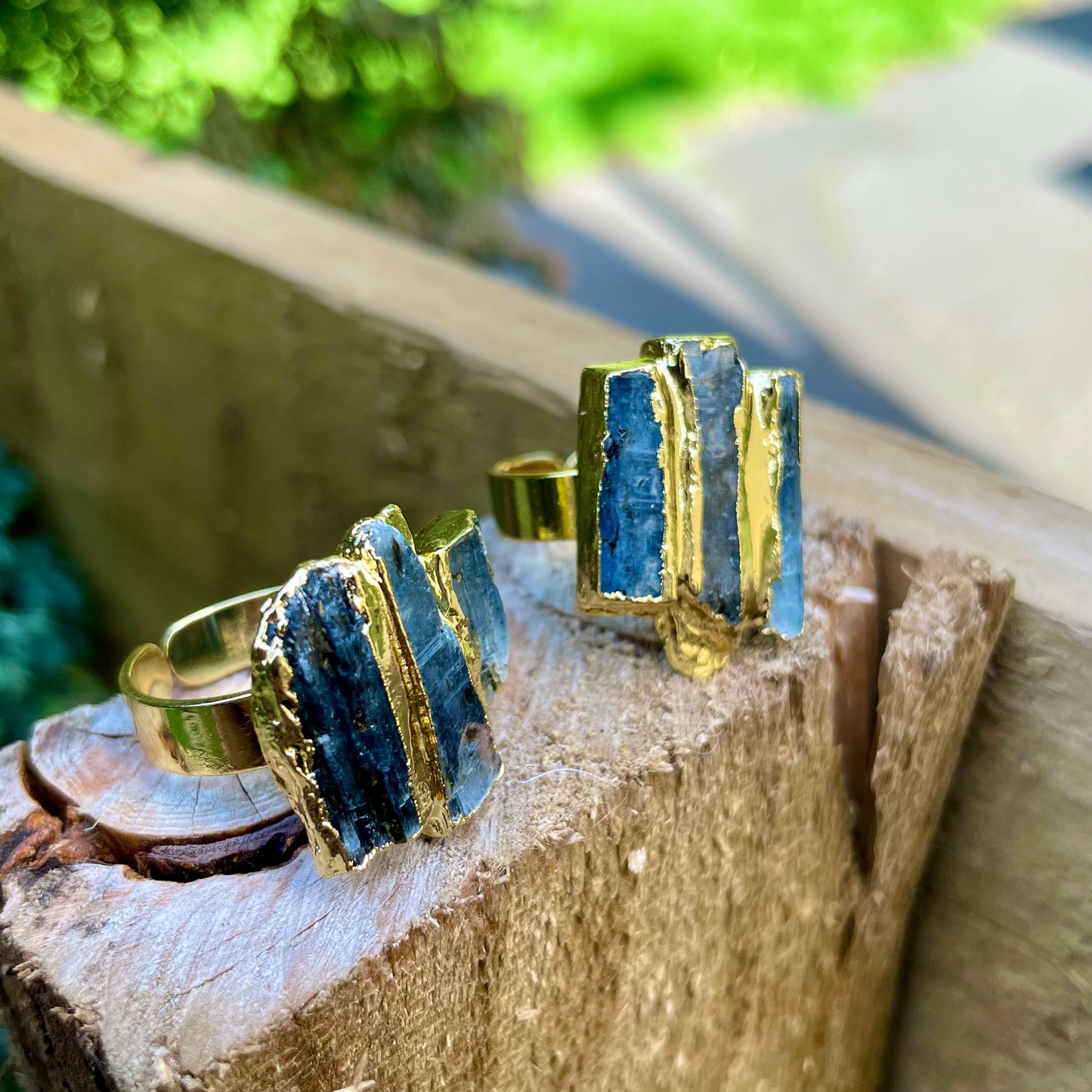 Kyanite Three Strip Rings 🦋👼🤍✨
