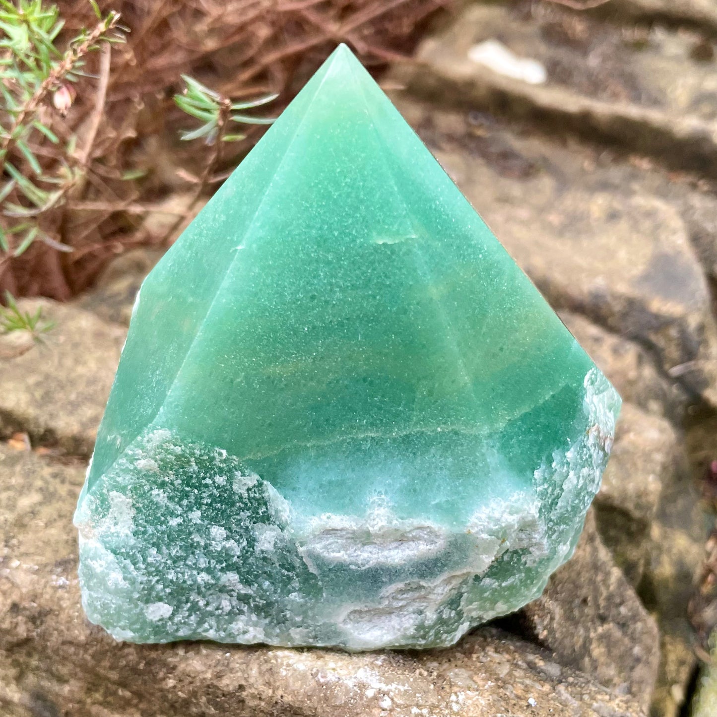 Green Aventurine Half Polished Points 300-350g
