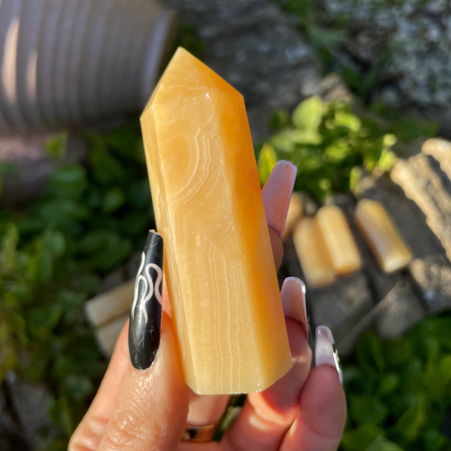 Orange Calcite Towers 🧡🍑🍊 6-7cm